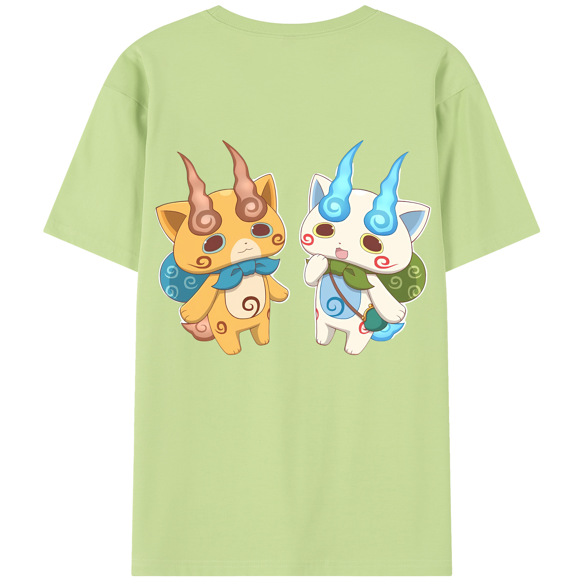 （画像用） 妖怪ウォッチ Yo-kai Watch 綿100％半袖Tシャツ（背面プリント）